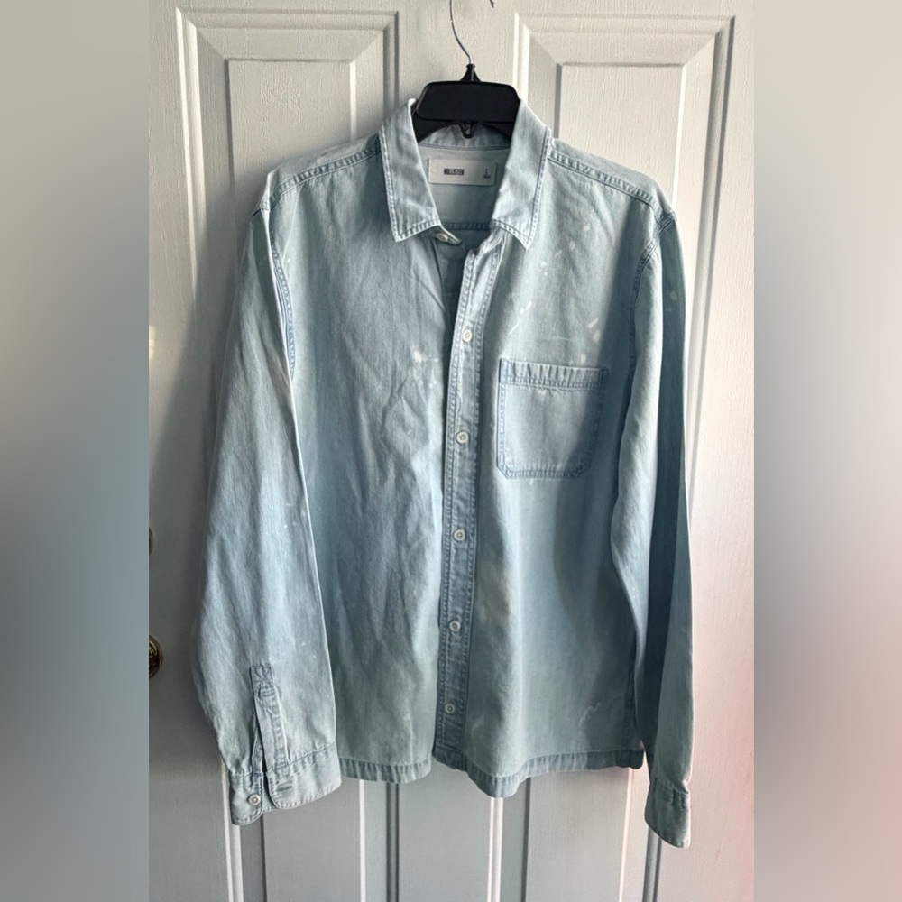 Hollister Light Blue Casual Button Down Shirt